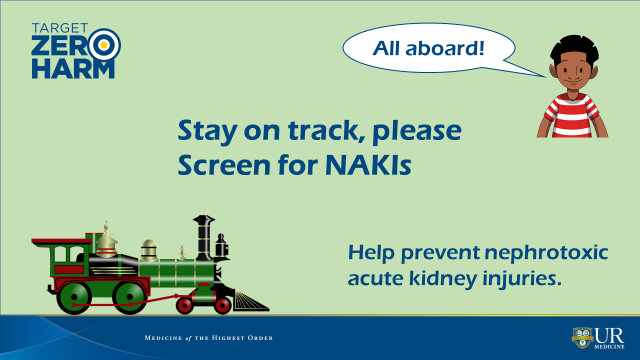 Graphic, Stay on Track. Screen for NAKI