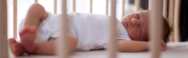 Safe Sleep - baby alone on back in crib
