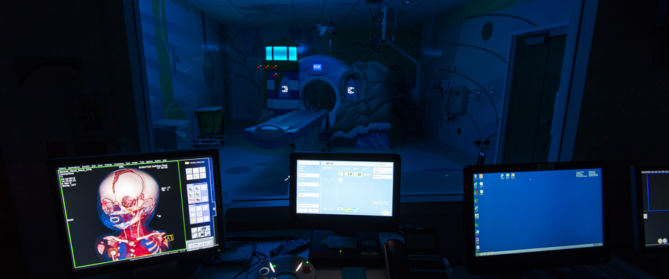 CT Scanner and Control Room