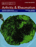 Featured on the cover of Arthritis and Rheumatism, September 2009