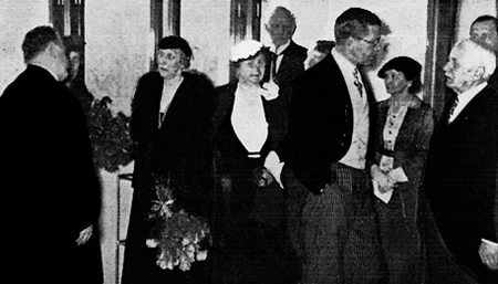Group of representatives at the dedication ceremony