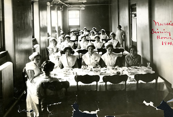 Nurses' dining room 1914