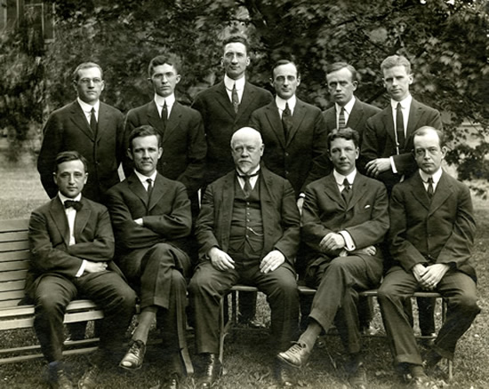 George H. Whipple (group photo), 1914