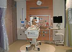 NICU patient room set-up for training