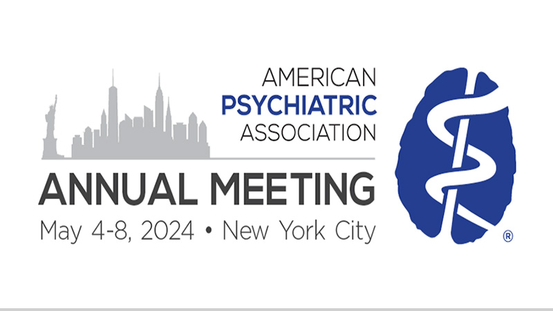 New York City skyline in blue Text: APA Annual Meeting