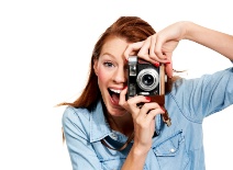 Woman Snapping Photo