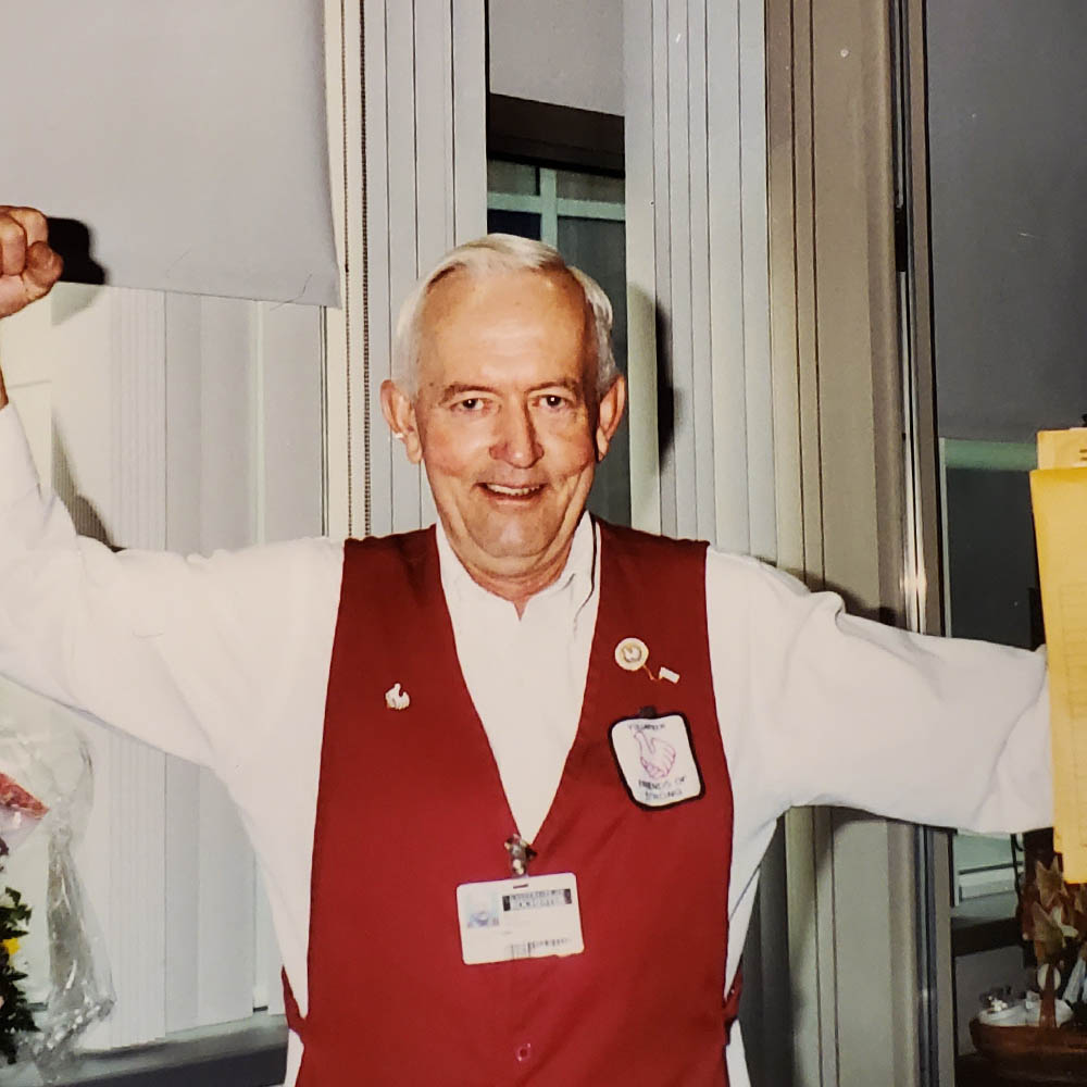 Long-Time Hospital Volunteer Bud ‘The Candy Man’ Wesley Remembered by Friends of Strong