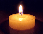 Photo of candle burning