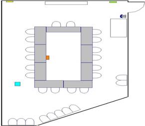 Room layout, SRB 1404