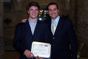 photo of David Reynolds and Dr. Awad