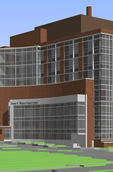 Wilmot Cancer Center Building Rendering