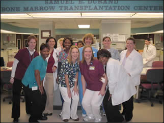 Nurses in the BMT Unit