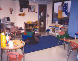 One of the playrooms at Golisano Children's Hospital.
