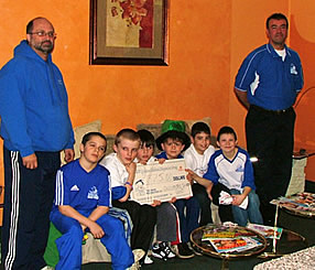 Raffle with a sports team