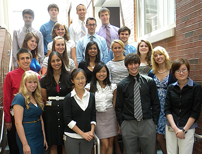Students in the 2010 Summer Training Program