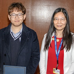 Research Assistant Liu Earns National Student Employee of the Year Award