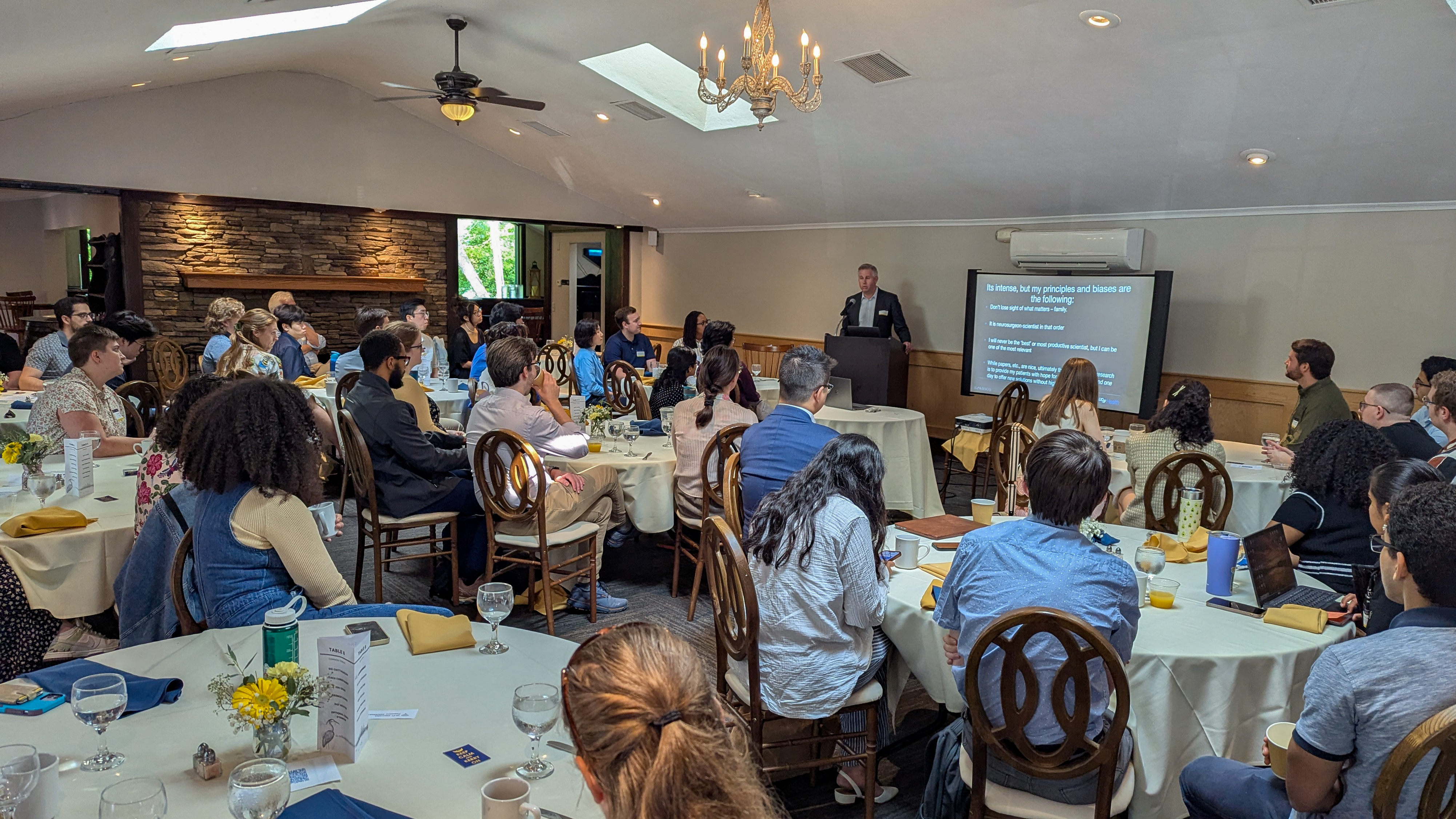 Keynote Speaker, Ethan Winkler, MD, PhD, presenting