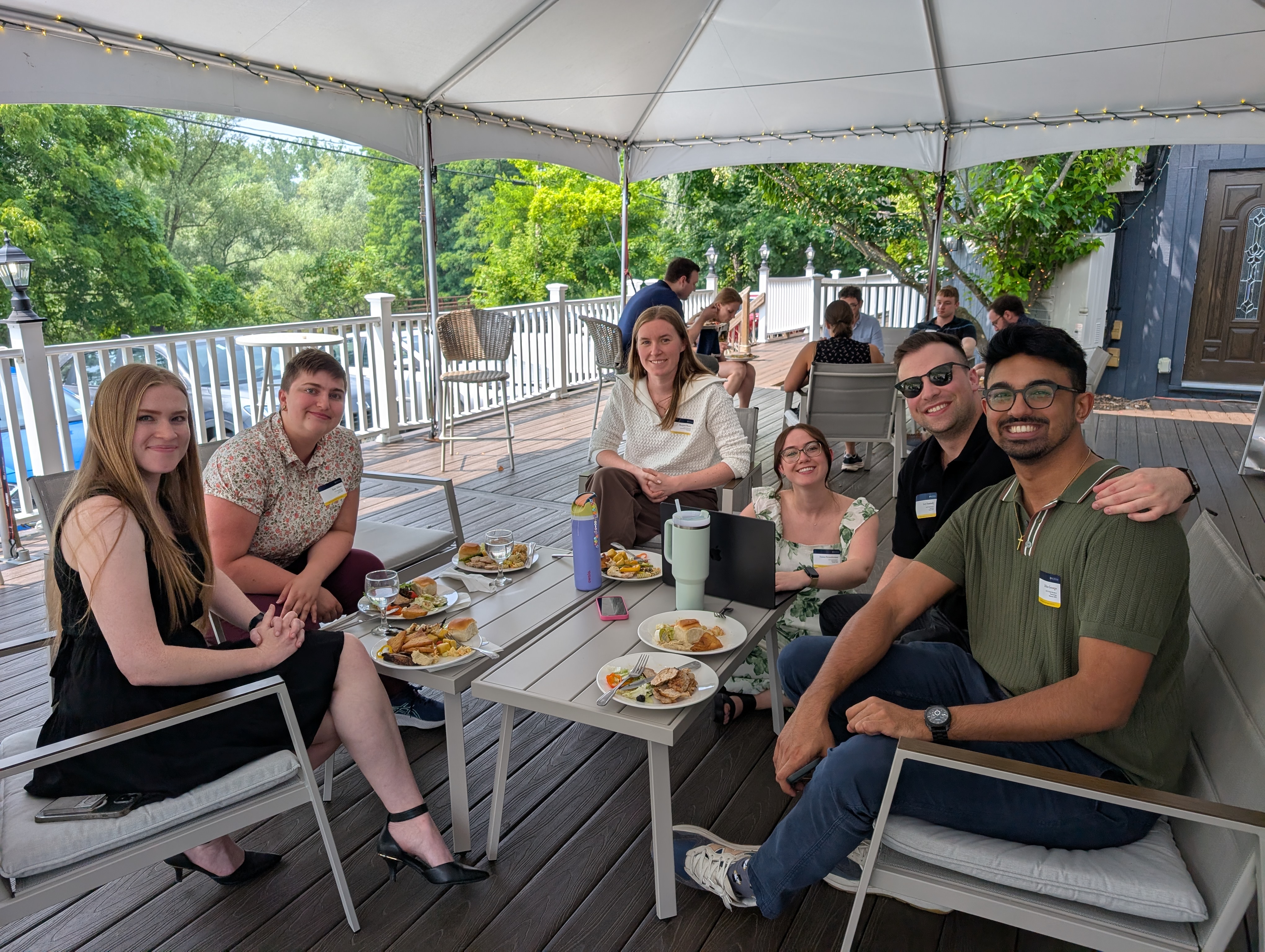 MSTPs catching up together during lunch