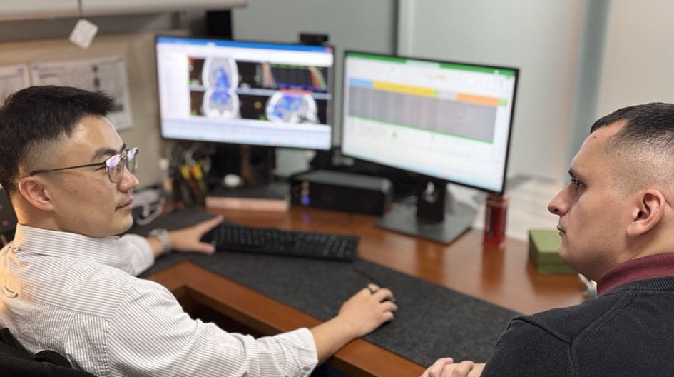 looking at CT results