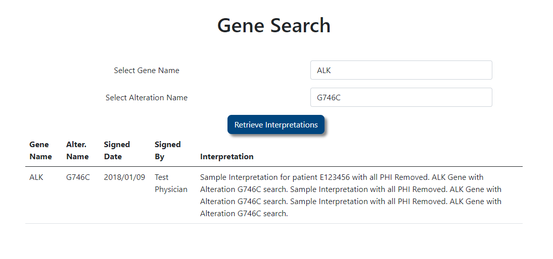 Gene Search