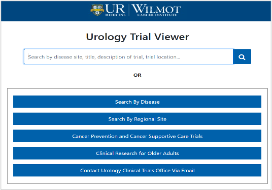 Urology trial viewer