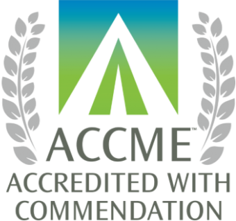 ACCME Accredited with Commendation Logo