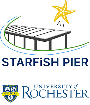 Starfish Pier and University of Rochester Logos