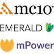 mc10, Emerald, and mPower logos