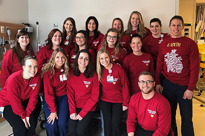 Nurses at Golisano Children's Hospital, Rochester, in the PICU and PCCC