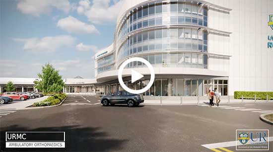 rendering of the new ortho building