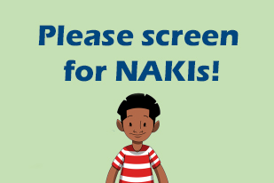 Screen for NAKI poster