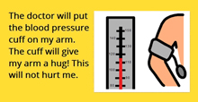 illustration of blood pressure cuff