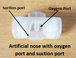 Suction port and oxygen port