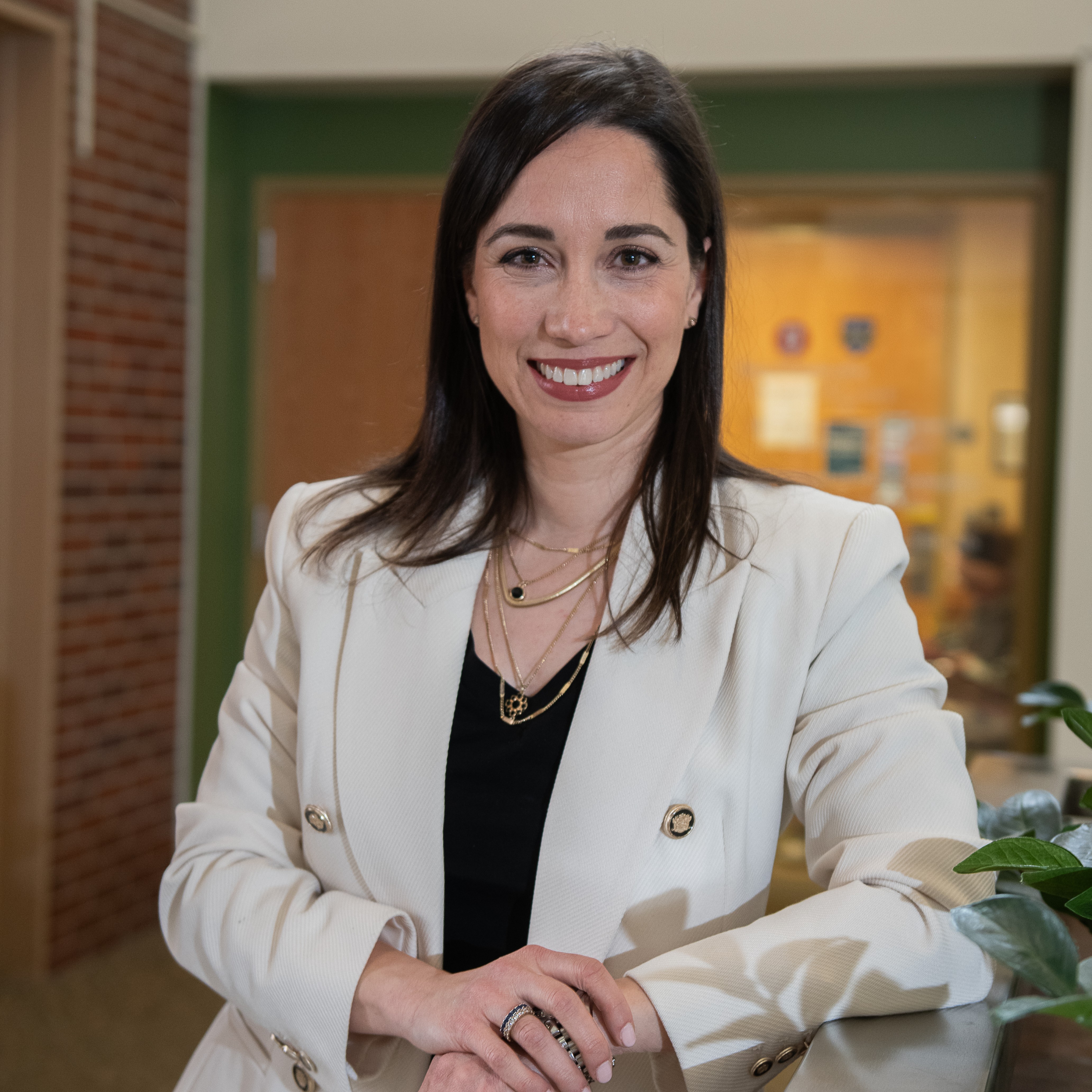 a portrait of Dr. Alexandra Tsigarida.