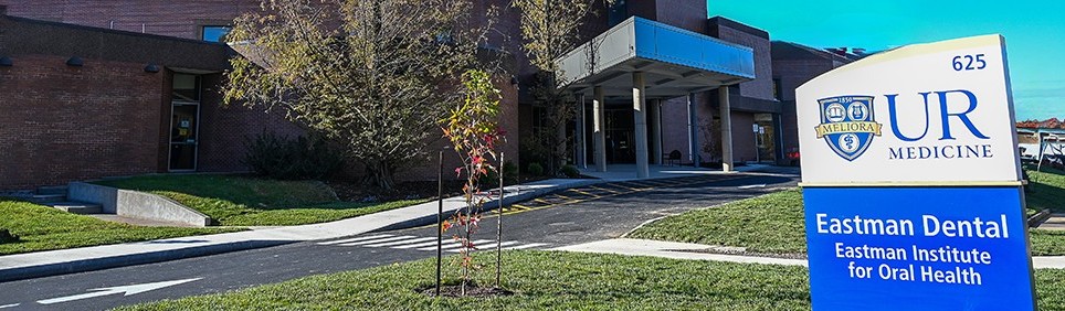 The entrance to Eastman Institute for Oral Health.