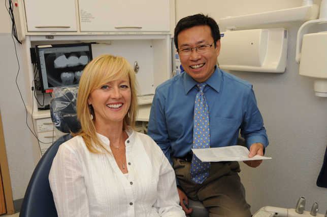 Theresa Nelson and Dr. Liu