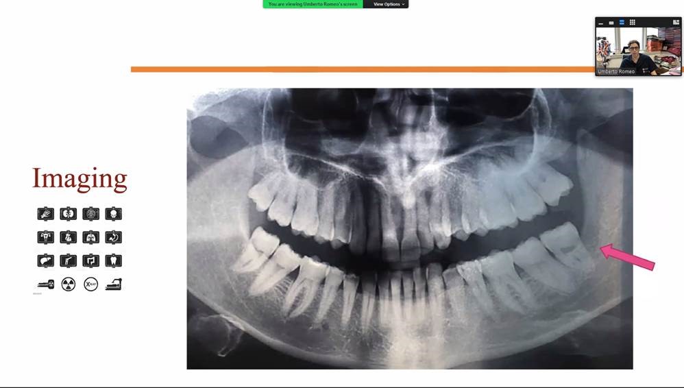 Screen shot of presentation slide
