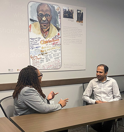 Myra Mathis and fellow