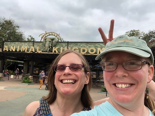Hospice & Palliative Medicine Fellowship Program Team Members Standing Outside of Animal Kingdom Entrance
