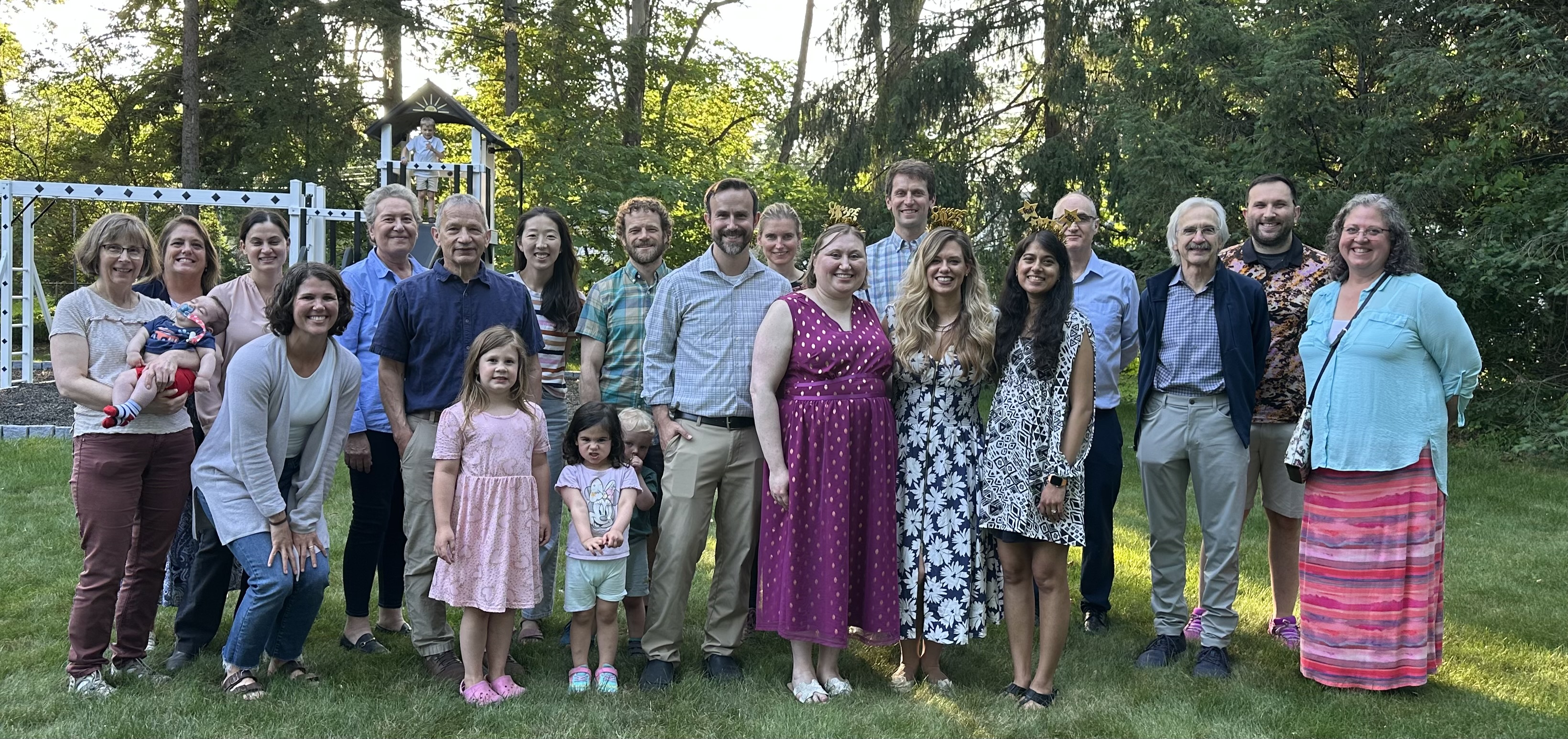 Neuromuscular fellowship team gathered for a graduation celebration.