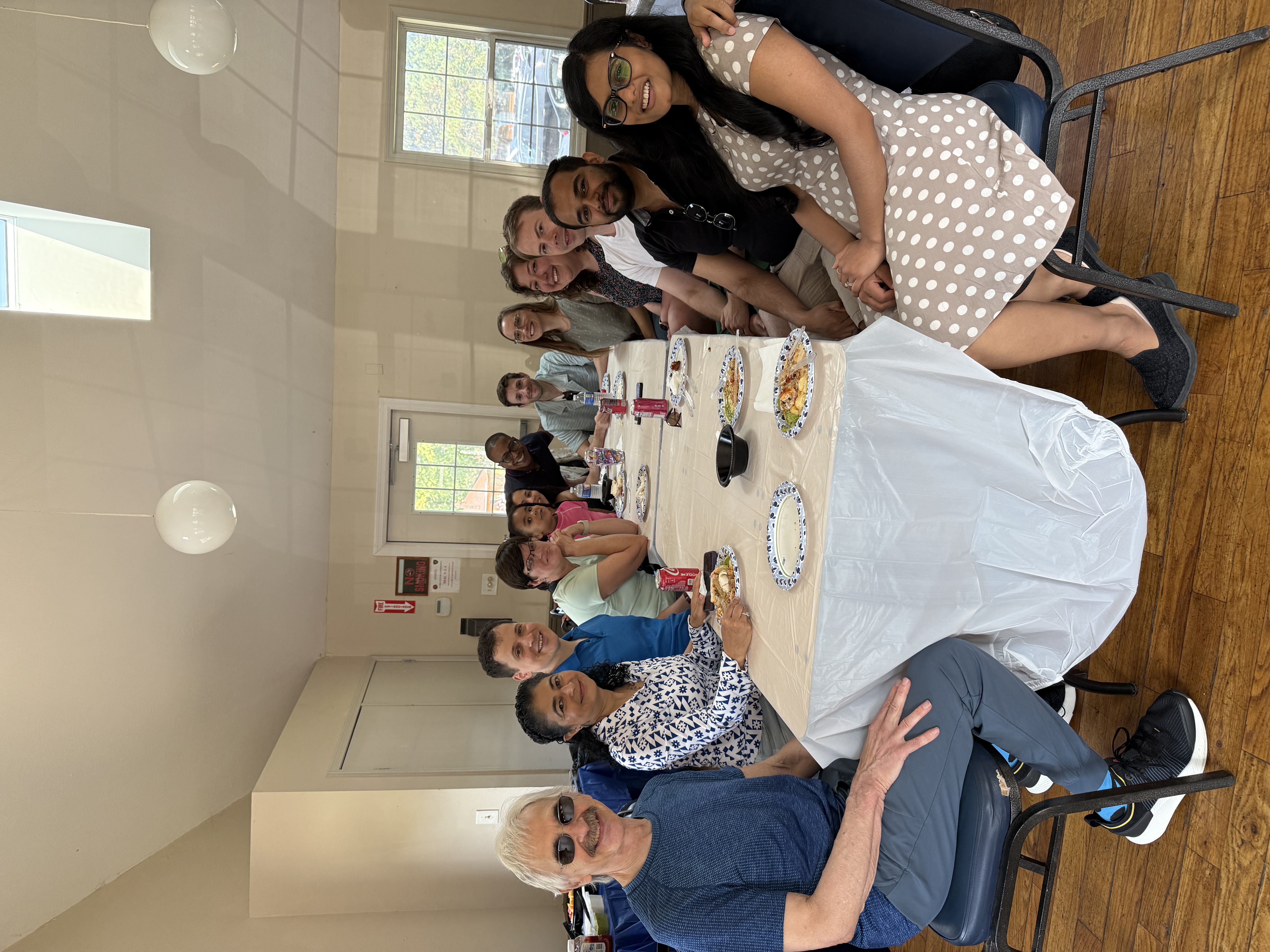 Fellowship team members at the annual summer picnic.