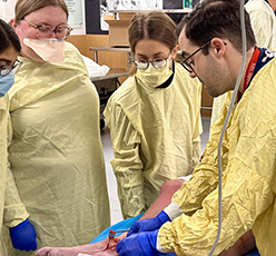 Fellows train with faculty