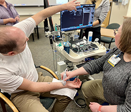 Fellows train on state-of-the-art equipment