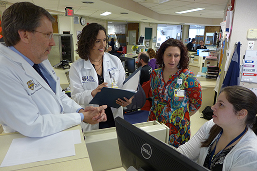 Group of faculty and fellows in unit