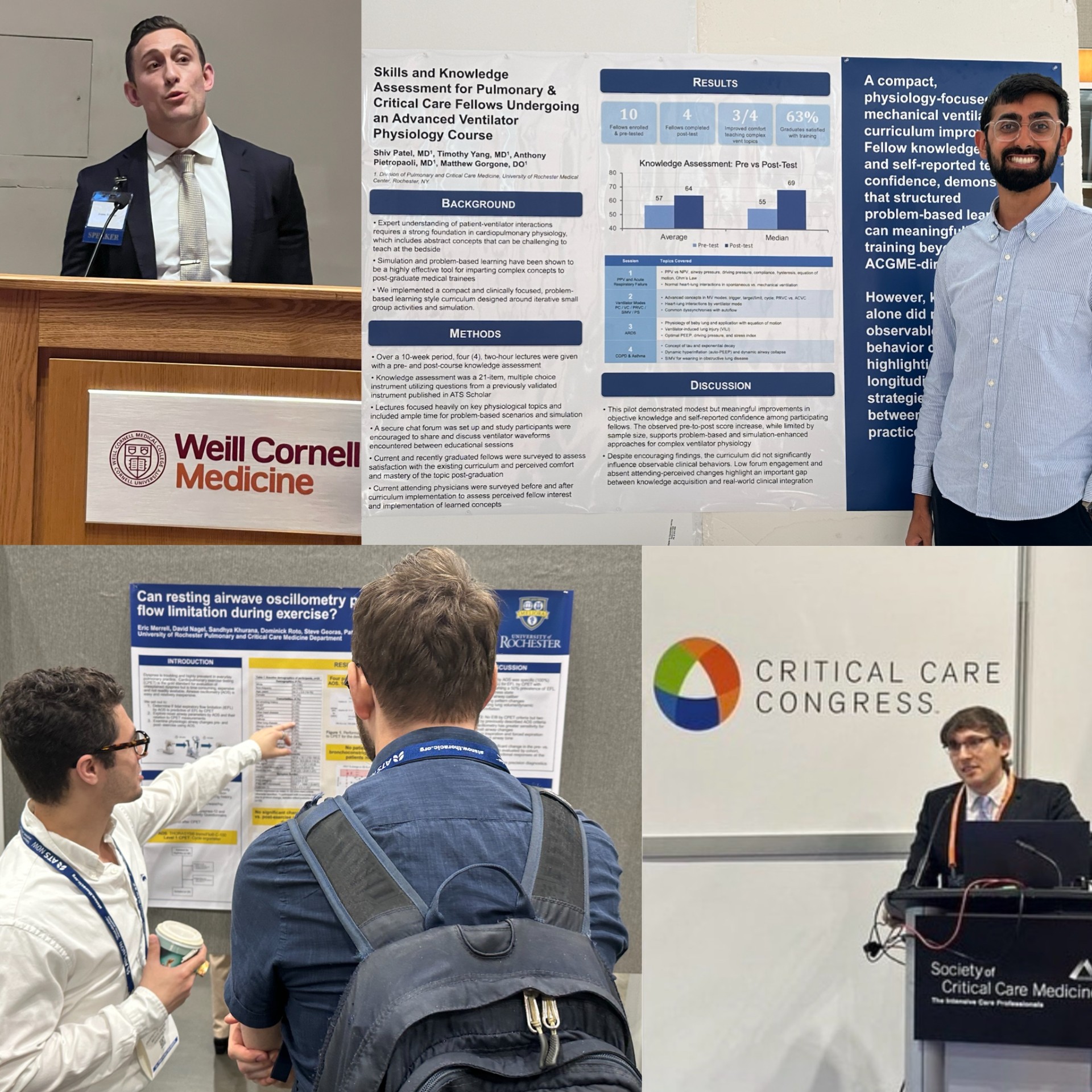fellows presenting at local and national conferences