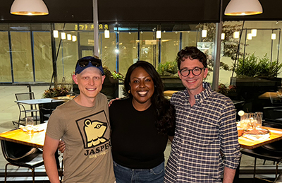 Fellows at a Restaurant