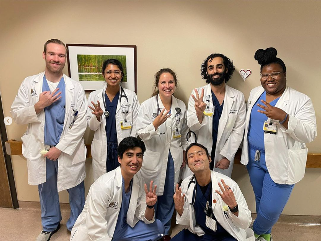 Hospital med team