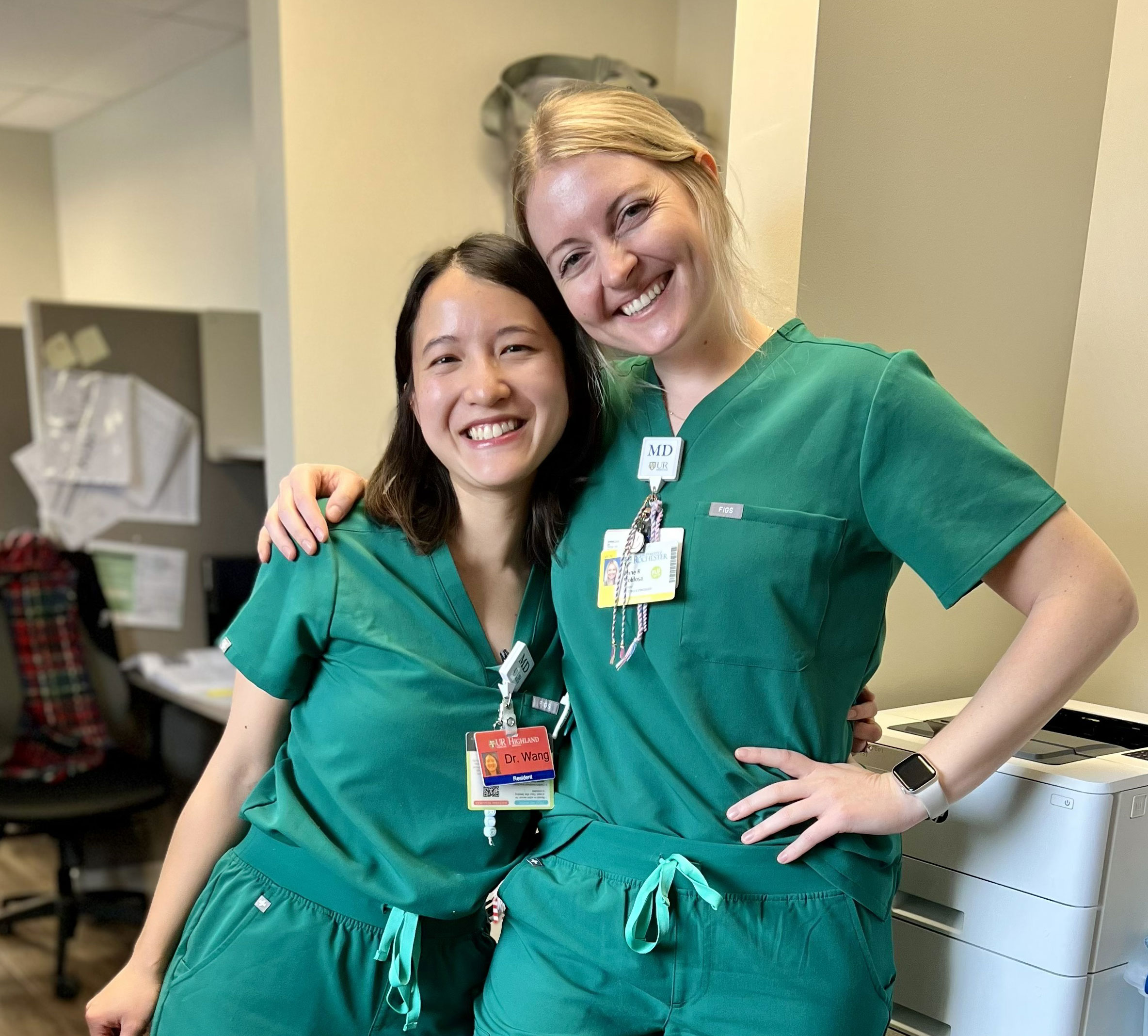 clinic scrubs