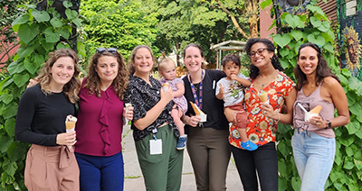 Neurology Residents Posing Outdoors