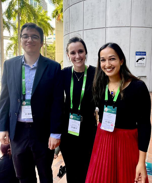 3 residents at a conference